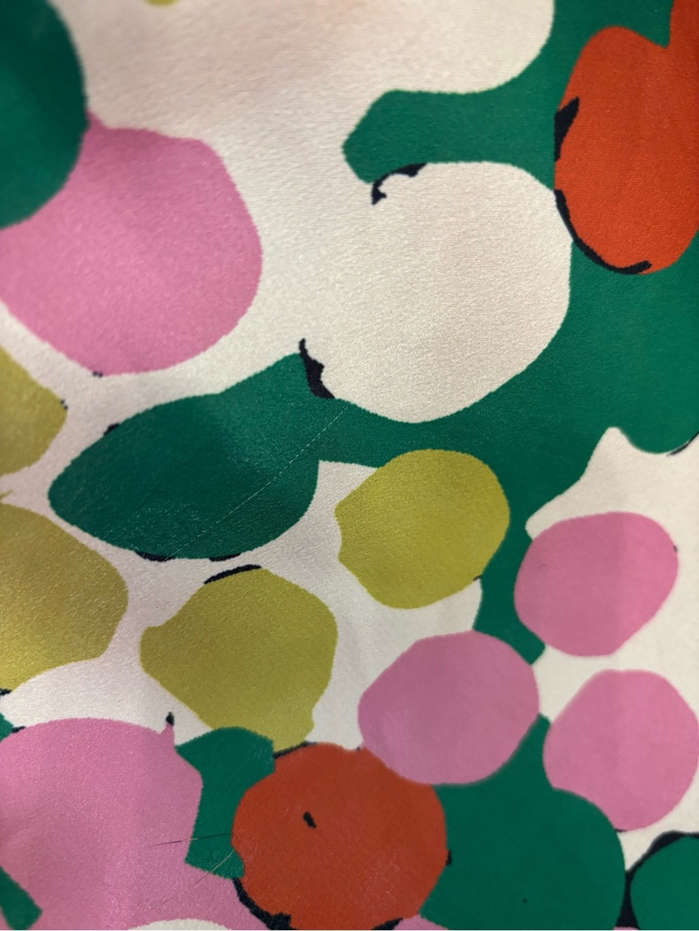 Anthropologie Porridge Multicolor Polka Dot Puff Sleeve Maxi Dress Plus Size 1X - Picture 9 of 13